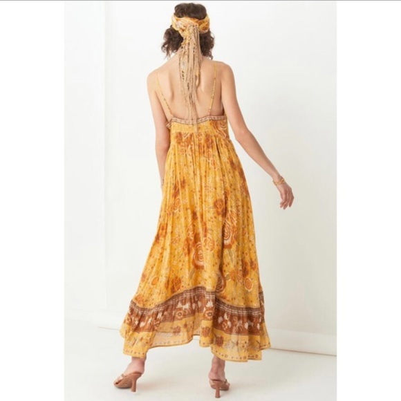 SPELL Mystic Strappy Maxi Dress / Sunflower - Picture 12 of 14